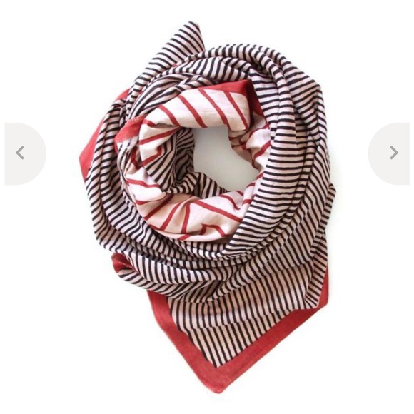 Block Shop Tent Print Silk Cotton Blend Hand Block Printed Long Scarf Sold Out - Picture 4 of 8